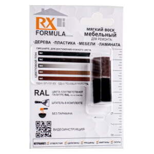 Воск ремонтный мягкий Formula RX (коричневый+сосна)