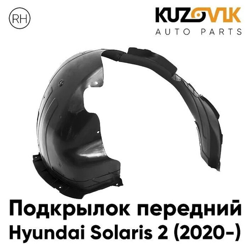 Подкрылок передний правый Hyundai Solaris 2 (2020-) рестайлинг KUZOVIK