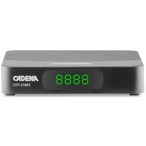 Ресивер DVB-T2 Cadena CDT-2388S, черный