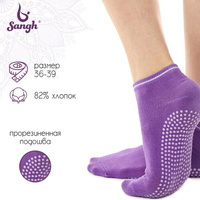 Носки для йоги sangh, р. 36-39, цвет фиолетовый Sangh