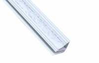 Плинтус потолочный пластиковый Серебро Волна STELLA 10 мм 30 шт./уп.