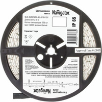 Светодиодная лента Navigator 71 763 NLS-3528CW60-4.8-IP65-12V R5