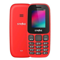 Телефон Strike A13, 2 SIM, красный