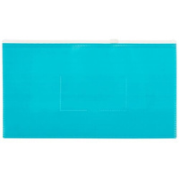 Attache Папка-конверт на молнии 264х150 мм Color, пластик, бирюзовый