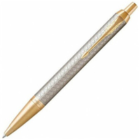 PARKER шариковая ручка IM Metal Premium K323, M, 1 мм, 1931687, cиний цвет чернил, 1 шт. Parker