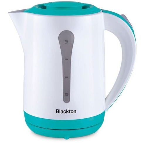 Чайник электрический BLACKTON Bt KT1730P, 2200Вт, белый и бирюзовый