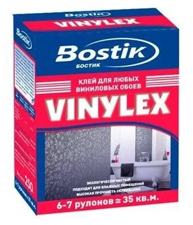 Обойный клей BOSTIC Vinylex Виниловый 250г Бостик x 15/30/1680